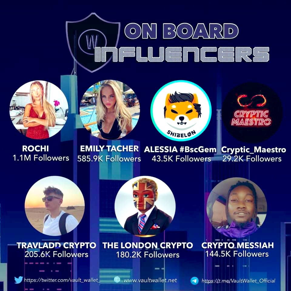 This is a BLAST! 🚀🚀🚀 

Introducing #VLT’s Top Influencers in the Crypto Space. 

PinkSale is L I V E now

pinksale.finance/?fbclid=IwAR0Z…