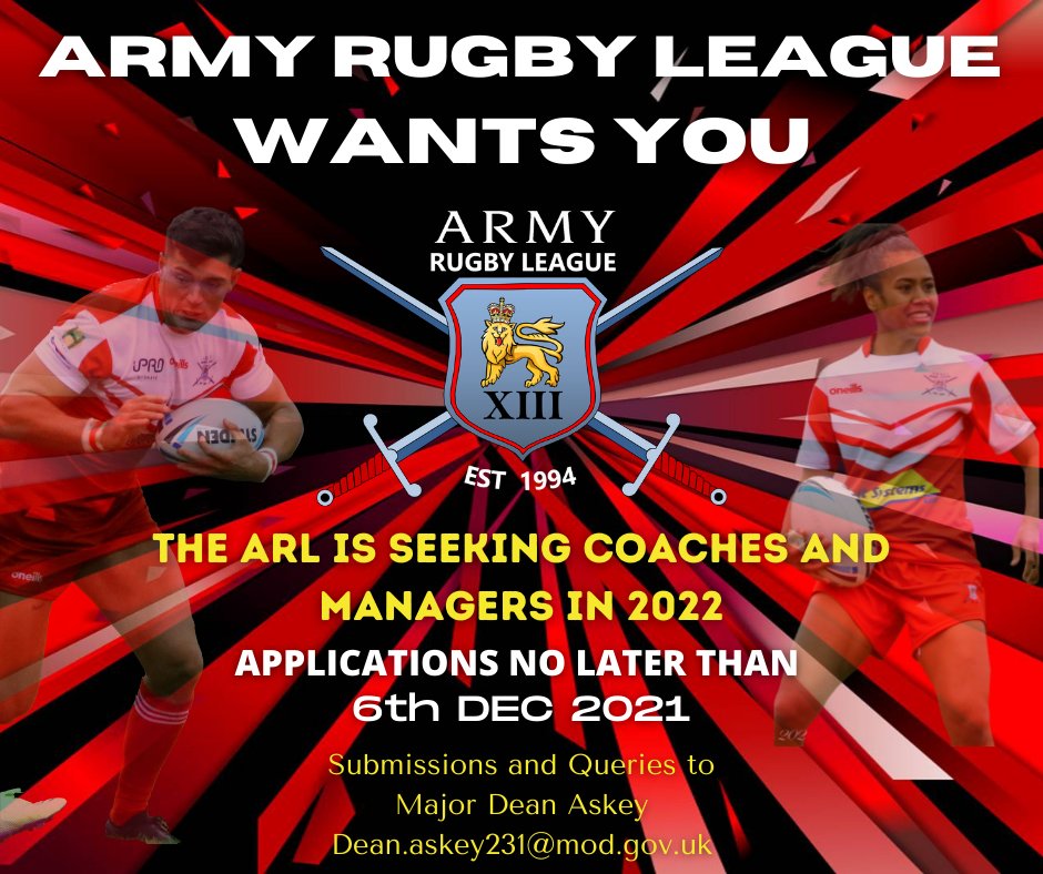 Army Rugby League tweet media