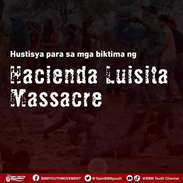 DonaldDck2's tweet photo. Noong ika-16 ng Nobyembre 2004 naganap ang Hacienda Luisita massacre. Nauwi sa marahas na dispersal ang strike na isinagawa ng grupong United Luisita Workers Union (ULWU) at Central Azucacera de Tarlac Labor Union (CATLU) sa hacienda na pagmamay-ari ng pamilya COJUANGCO-AQUINO. https://t.co/TWagu8gV4A