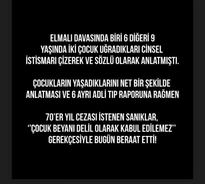 #elmalıdavasıadaletistiyoruz #elmalıdavası bir çocuğun çıkaramadığı ses olmak zorundayım, zorundasın, zorundayız.... Tekrar ediyorum bir çocuk kendini savunamaz sesini duyuramaz adalet için o çocukların  sesi olmalıyız