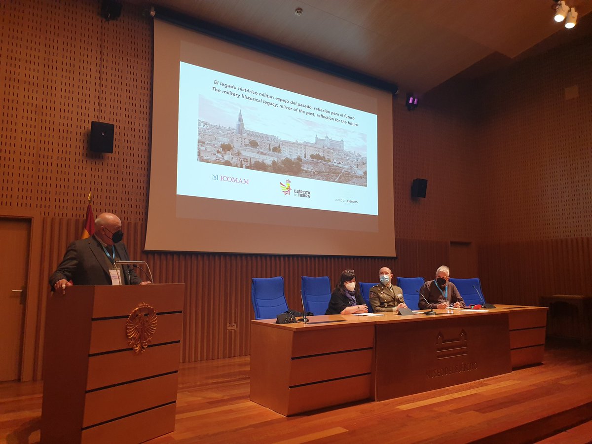 MuseoEjercito's tweet photo. Inauguración en el #MuseodelEjército del encuentro internacional #ICOMAM Toledo 2021 #Museos
#conferencias @IcomEsp https://t.co/fEtjVbPyfW