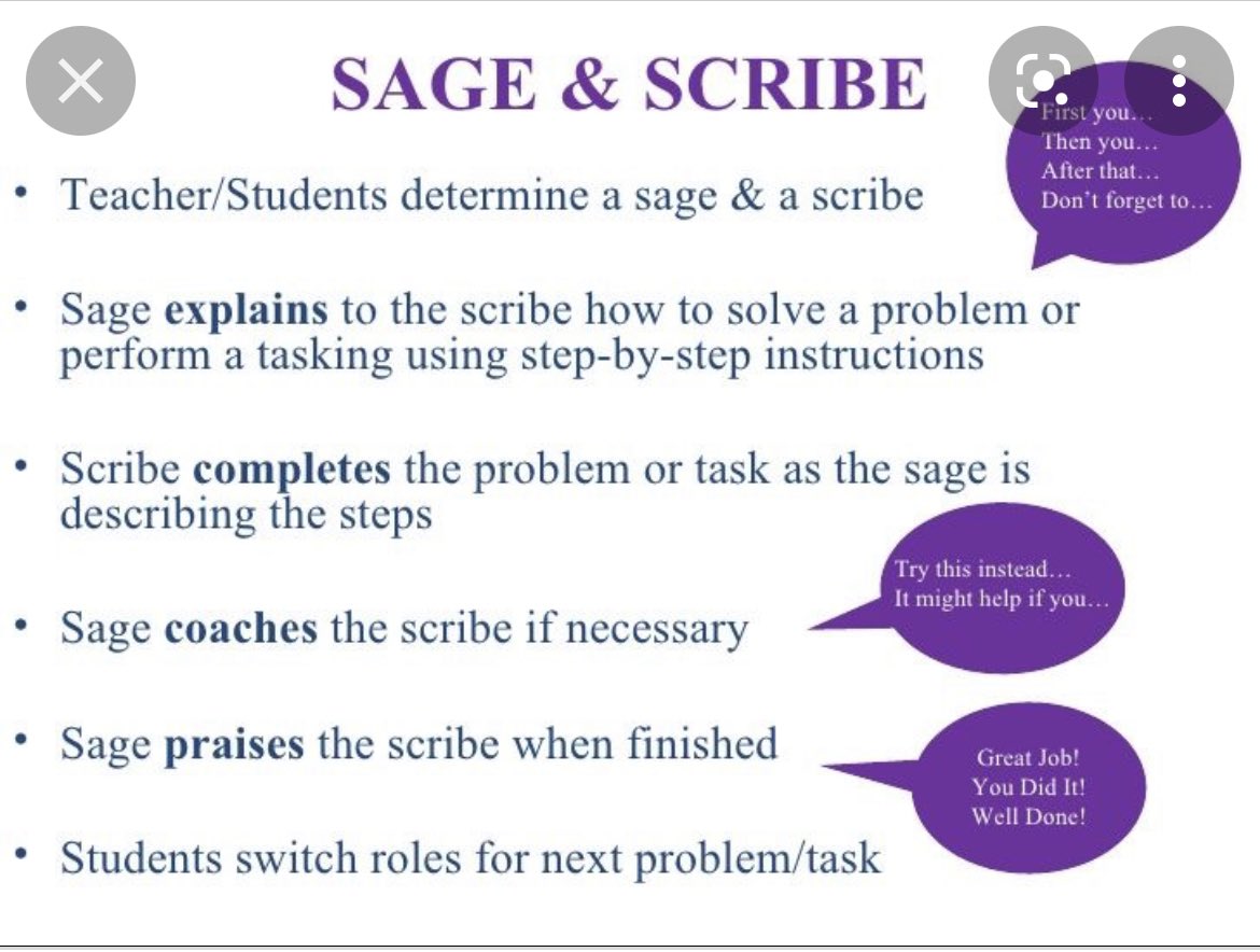 tracymevans75's tweet photo. It was a roller coaster of highs and lows today during our first Sage &amp; Scribe activity, but in the end the students were proud of not only their ability to show their understanding, but to truly listen to their partner. The big take  away, “teaching is so difficult.”#saisrocks https://t.co/16iI8QQDRK