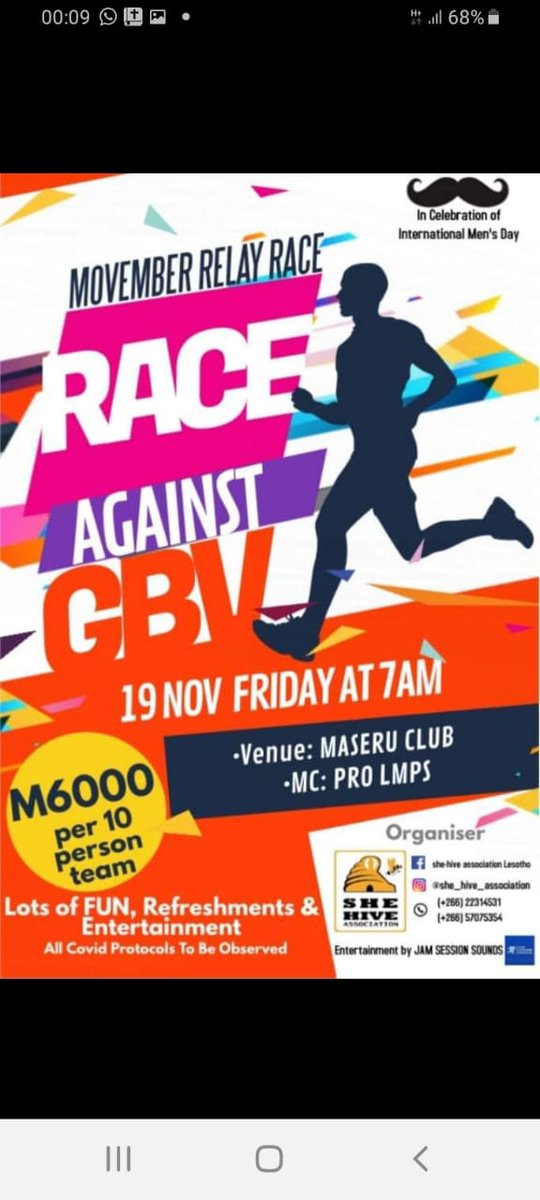 she_hive's tweet photo. #Movember2021
#RaceagainstGBV
#SheHiveAssociation https://t.co/xfglVdIily