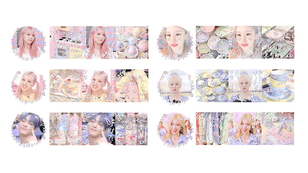 haloo aku ada layout ready stock moodboard coret² gemes, price 5k/each (ava png only) dm me if you’re interested!
payment : spay dana ovo gopay

🎀 sold : yeji, jiheon
