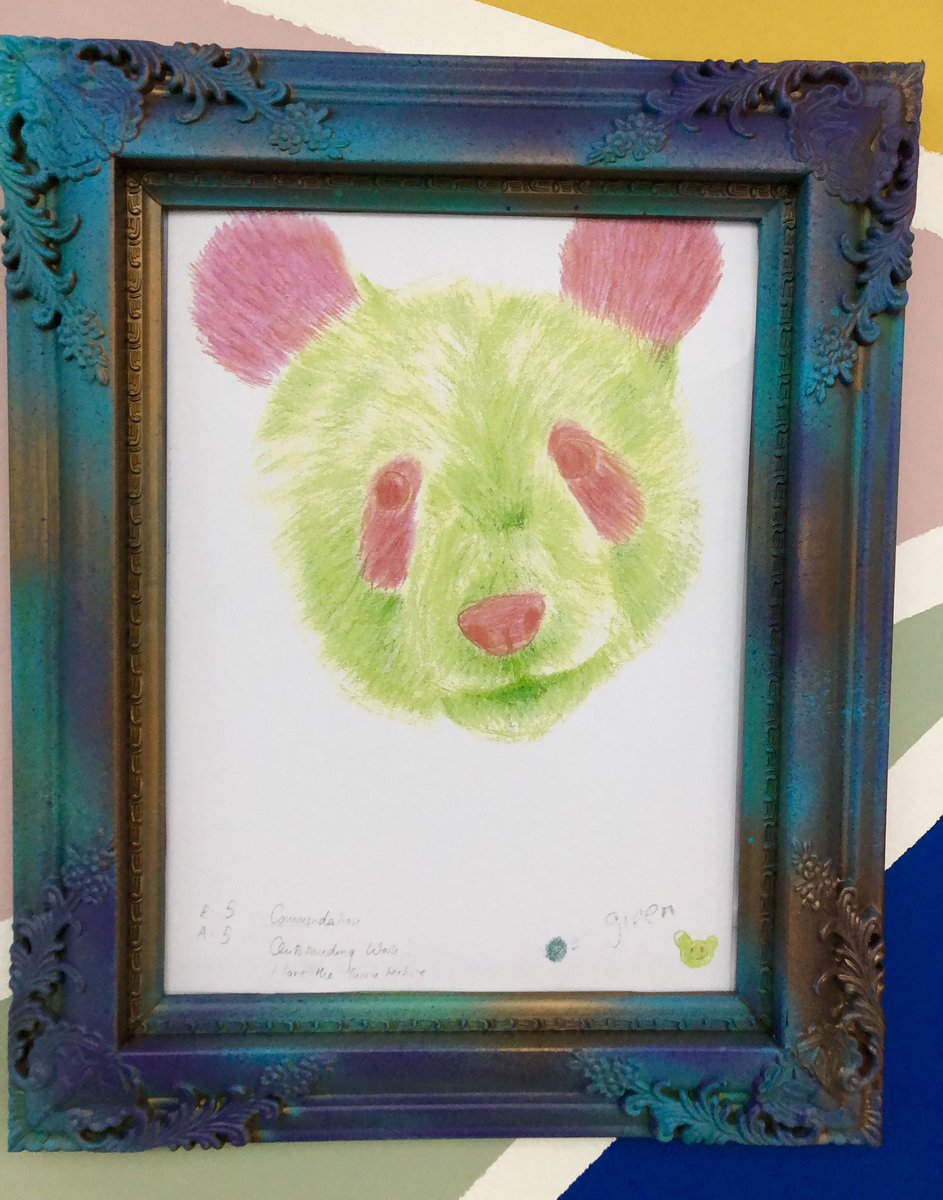 KGS_Art's tweet image. Some terrific new work by our 1st years now display on our Wall of Fame! @KGS1561 #complementarycolours #youngartists #animalart 🦉🐼🎨
