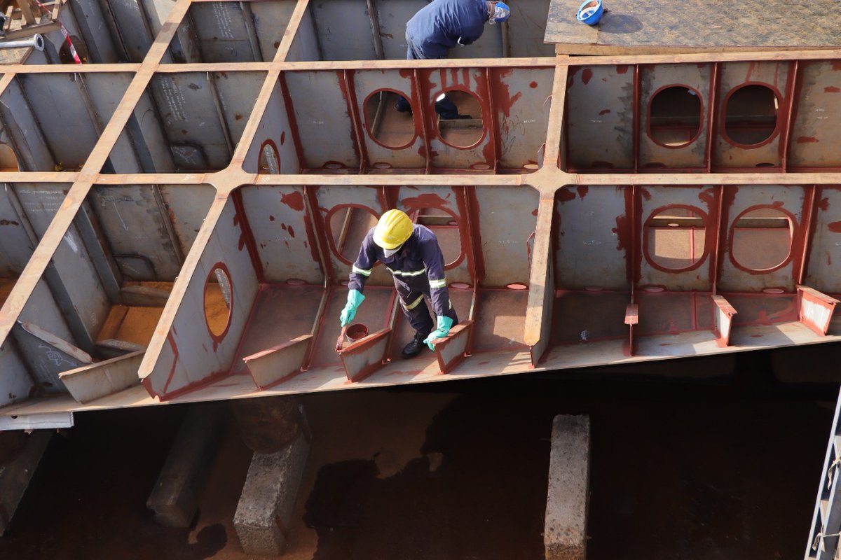 KenyaShipyards's tweet photo. Good morning #Kisumu. It is a good day to make progress on #MvUhuruII https://t.co/EAuuMX5674