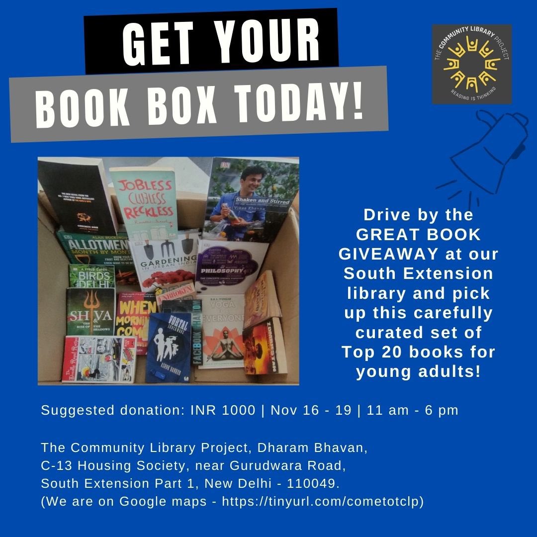 CommunityLibPro's tweet photo. It’s getting more enticing by the day! TCLP‘S Great Book Giveaway 2021 is upping the offers.
Get your box today!
Pls share and amplify this post. All proceeds go towards keeping our libraries funded for at least this quarter. #fundraiser #supportfreelibraries https://t.co/e4tlKNcyn4