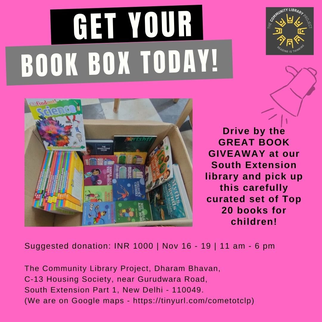 CommunityLibPro's tweet photo. It’s getting more enticing by the day! TCLP‘S Great Book Giveaway 2021 is upping the offers.
Get your box today!
Pls share and amplify this post. All proceeds go towards keeping our libraries funded for at least this quarter. #fundraiser #supportfreelibraries https://t.co/e4tlKNcyn4