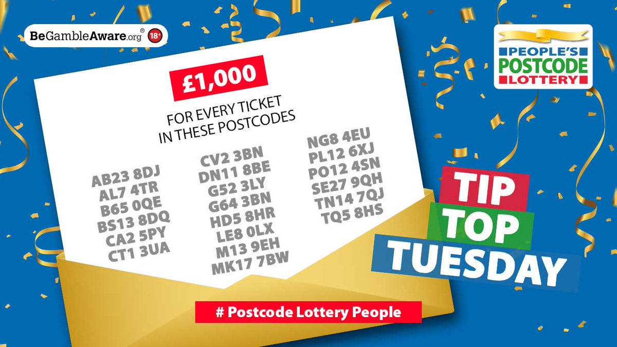 Postcode Lottery tweet media