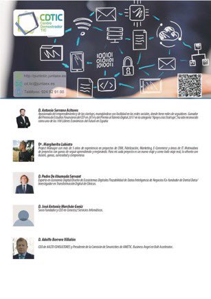 DGDigitalEx's tweet photo. Hoy desde las 10h estaremos desde el #CDTIC @ticExtremadura en la jornada sobre #teletrabajo y #emprendimientodigital @FEVAL_ @Junta_Economia @JuntaEx_Empresa @FundecytPCTEX @e_avante @Junta_Ex
📅 16/11/2021
📌 virtual
⏰ 10:00-12:30
📝 Inscripción: https://t.co/WR4NPZTkeZ https://t.co/Q4rC411ttq