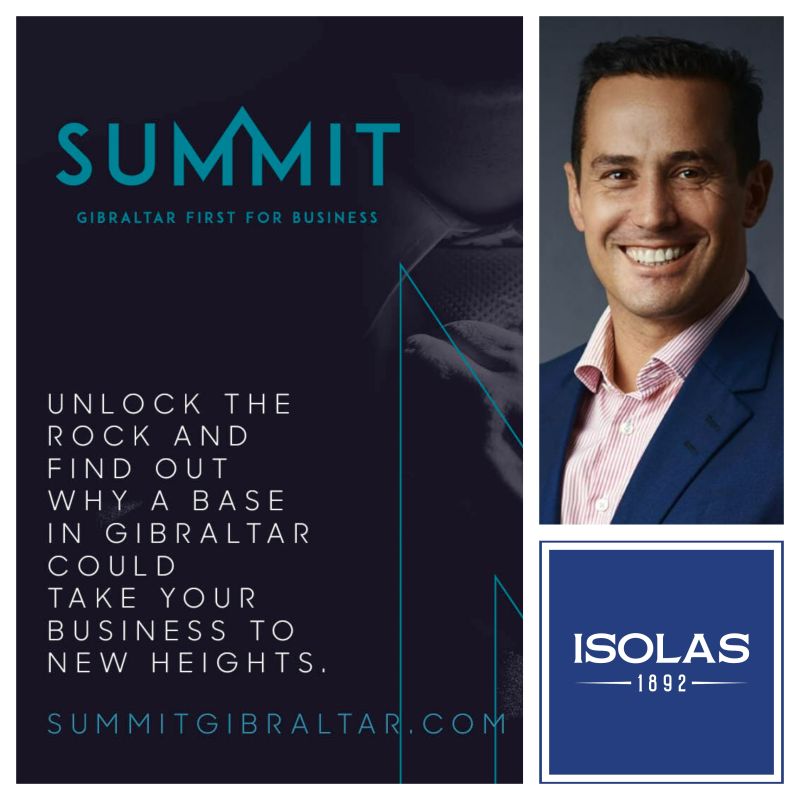 ISOLASlaw's tweet photo. Fintech Partner Joey Garcia is speaking at the up and coming online webinar “Summit: Gibraltar First for Business” Wednesday 17 November 1-2pm CET. Find out why Gibraltar is an attractive jurisdiction to do business. https://t.co/pPvWOzcVqB #thinkgibraltar #thinkISOLAS https://t.co/f0mGf5nyvJ