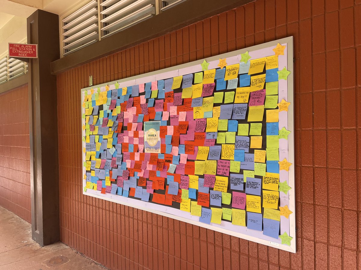 One act of KINDNESS has created a ripple effect.  Amazed by the creativity of our staff and students to keep our Kindness Challenge going strong.  Never underestimate your impact Chargers! #chargerbychoice #purplerunsdeep #publicschoolproud  <a href="/Lead_HI/">Hawaii Certification Institute for School Leaders</a> <a href="/PearlCityHS/">Pearl City High School</a> #HICISL