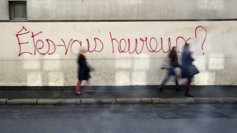 franceinfo (@franceinfo) on Twitter photo Pour près de 80% des Français qui se disent heureux, "la hiérarchie des valeurs a changé", selon le cabinet d'étude Elabe
francetvinfo.fr/societe/pour-p… Pour près de 80% des Français qui se disent heureux, "la hiérarchie des valeurs a changé", selon le cabinet d'étude Elabe
francetvinfo.fr/societe/pour-p…