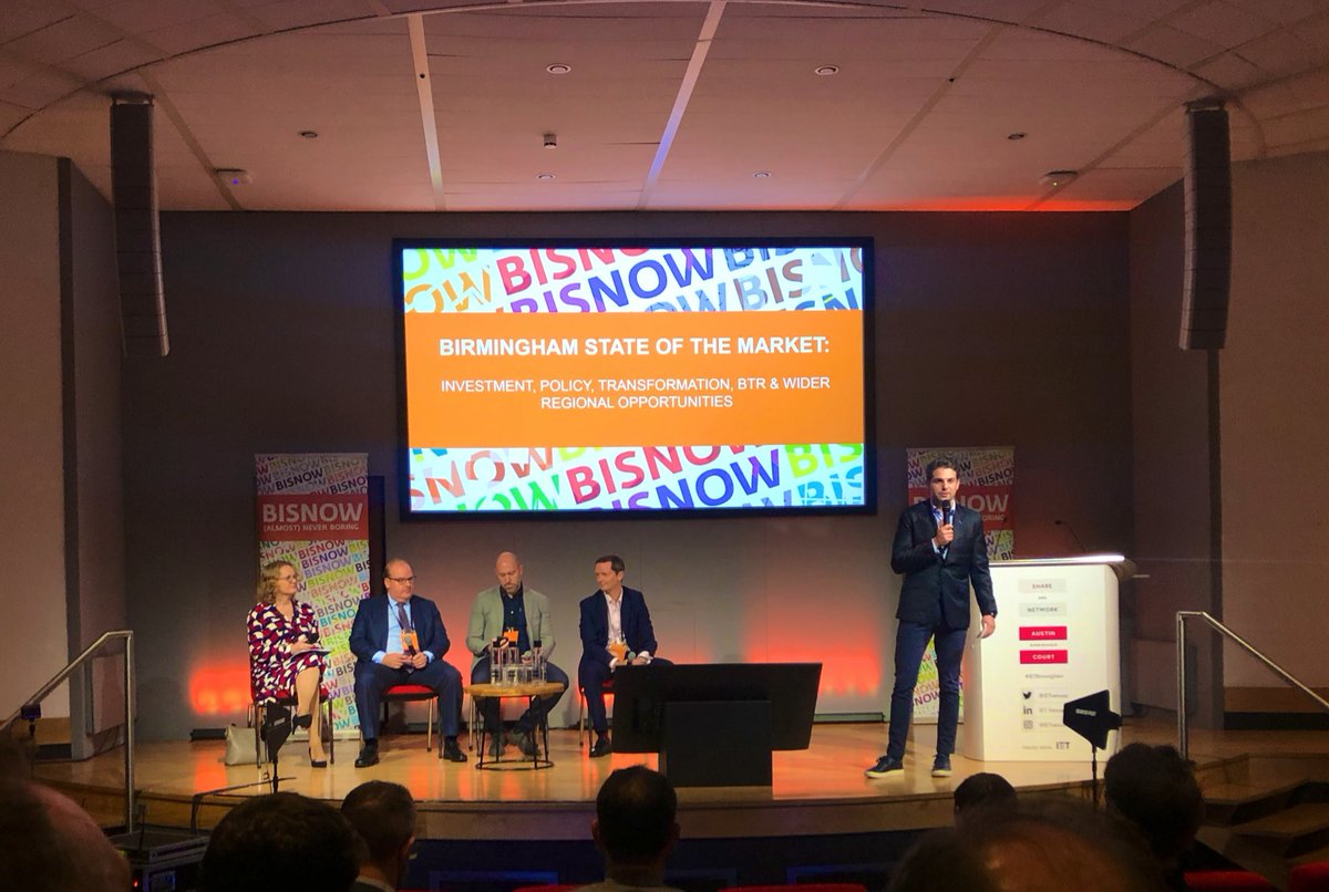 Mark_Evans78's tweet photo. Great to be back at another ‘in-person’ event! Looking forward to listening about Birmingham’s future development plans post-covid and COP26 at Birmingham’s state of the market event @BroadwayMalyan @IETvenues @COP26 https://t.co/KlsGNCGfcl