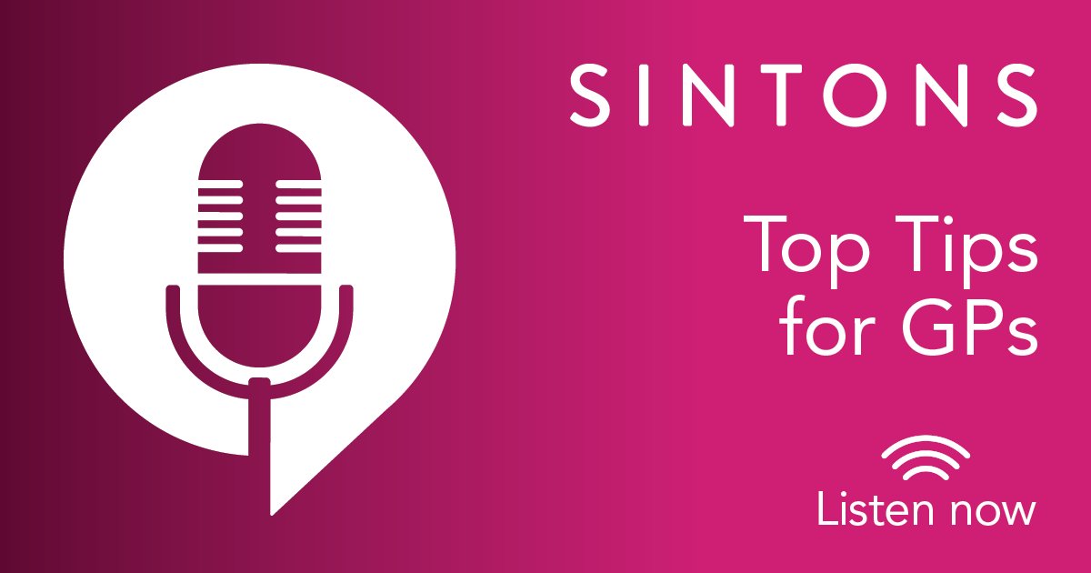In the second of our ‘Top tips for GPs‘ podcast series, Healthcare &amp; Employment associate Fiona Campbell gives an overview on dealing with disciplinaries. bit.ly/3qJiwke <a href="/SintonsLaw/">Sintons LLP</a> <a href="/Sintonshr/">Sintons HR</a> <a href="/fionacampbell75/">Fiona Campbell</a> <a href="/YorkSintons/">Sintons York</a> #TrustinSintons #podcast #podcasts