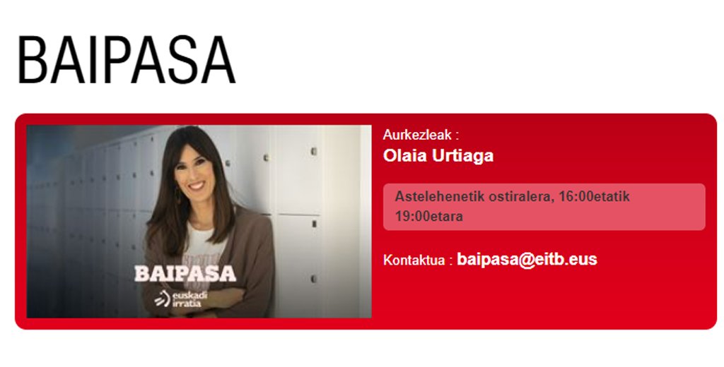 Atzo <a href="/DorletaGarcia/">Dorleta Garcia</a> @baipasaEI irratsaioan izan zen @ICES_ASC -n egindako izendapenari, bere lanari eta arrantzaren etorkizunari buruz hitz egiten.

Eskerrik asko, <a href="/olaia_urtiaga/">Olaia Urtiaga</a>, elkarrizketa interesgarri hau egiteagatik.

bit.ly/30yUzl0