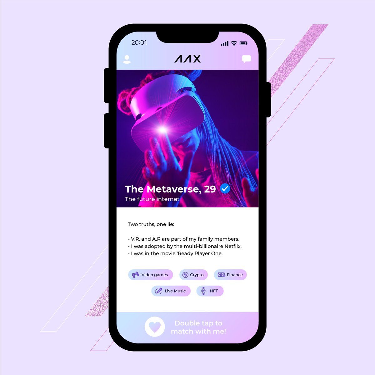 AAXExchange's tweet photo. #dating_app giants - @Tinder and @bumble are outlining their plans to adopt #web3 and integrate the #Metaverse into their platforms in the near term. This may change the way in which humans socialize with each other. What’s your vision for future dating apps? https://t.co/ptvXWncZxt