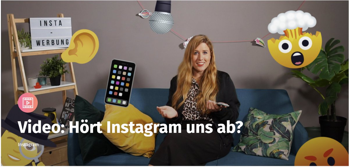 Handysektor's tweet photo. Hört #Instagram uns etwa ab? Kim erklärt, woher die scheinbar perfekt passende Werbung wirklich kommt. 
https://t.co/LXbbBEX86u https://t.co/kb4SweQlKj