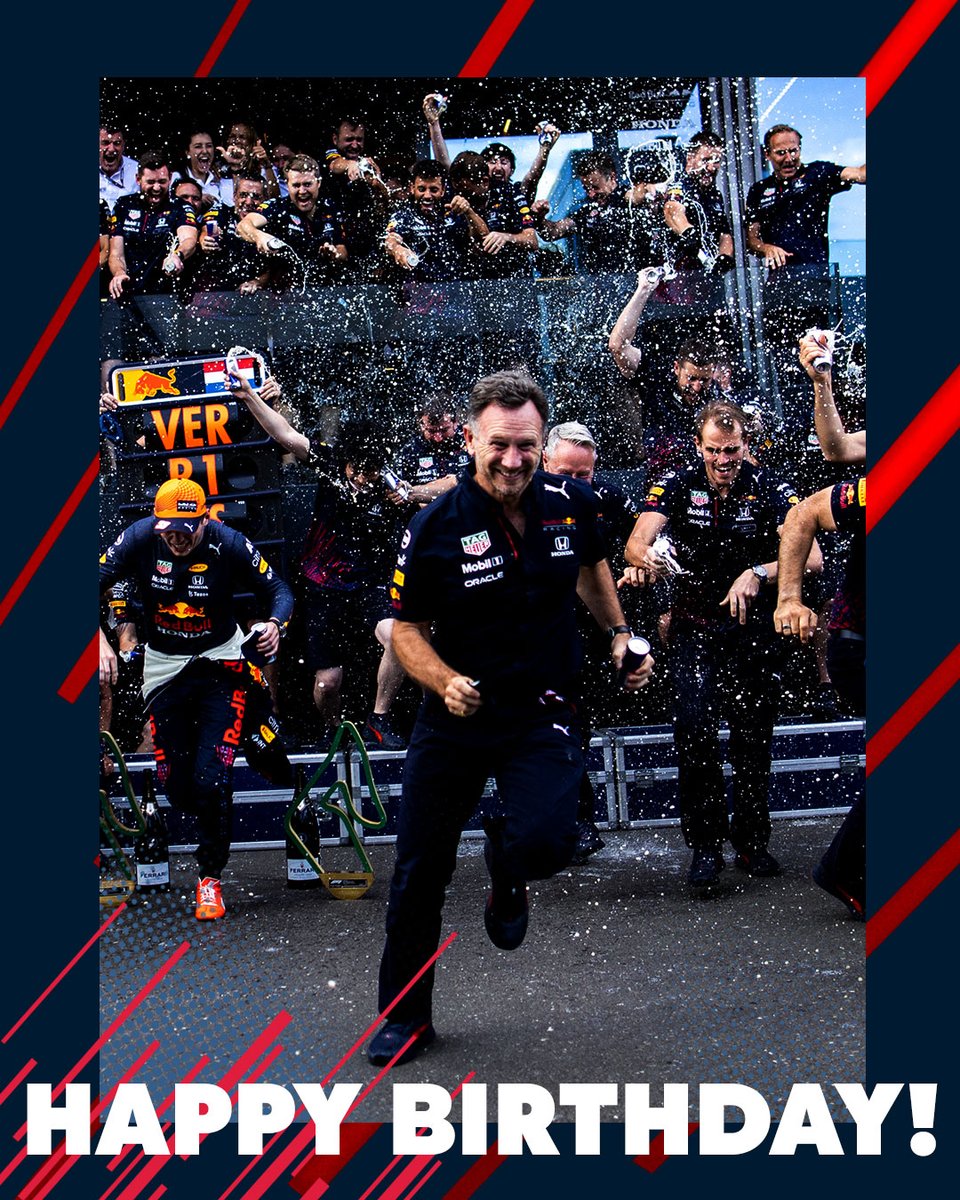 Wishing #ChristianHorner a massive Happy Birthday from the whole Team 🥳