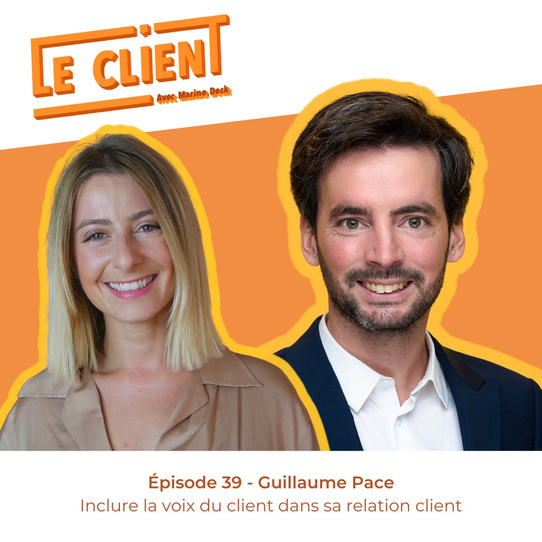 Nouvel épisode disponible ! Guillaume Pace, nous dit tout sur la voix du client, c'est par ici => smartlink.ausha.co/le-client/39-g…

Bonne écoute :)