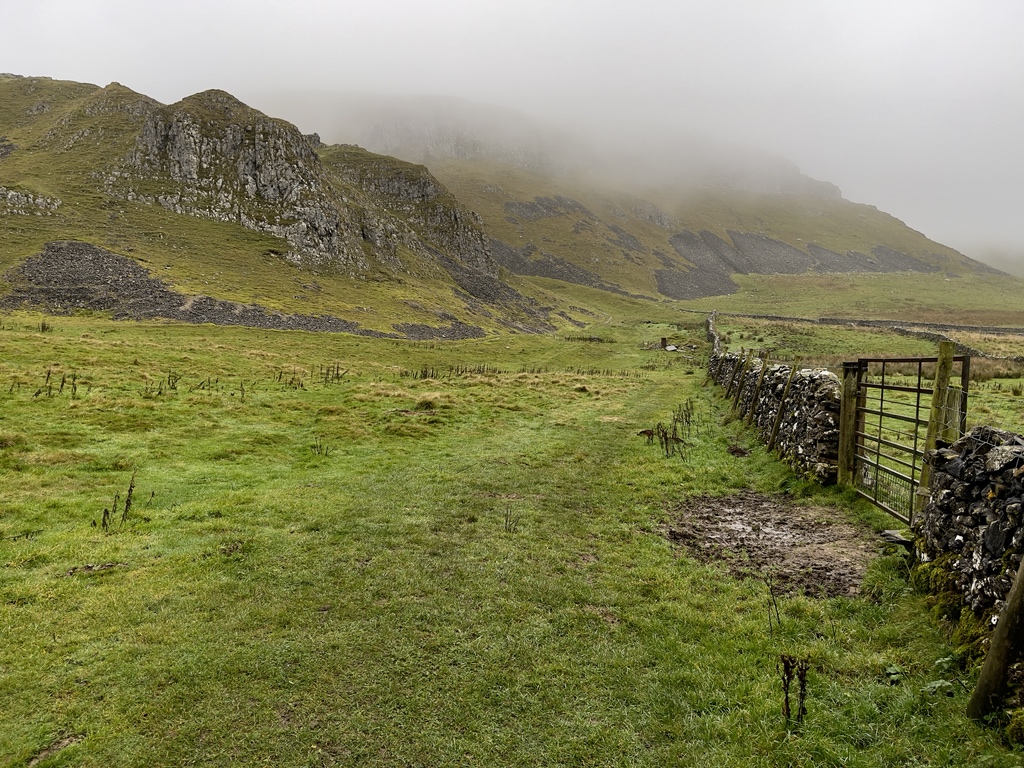 Grey damp day in the Yorkshire Dales