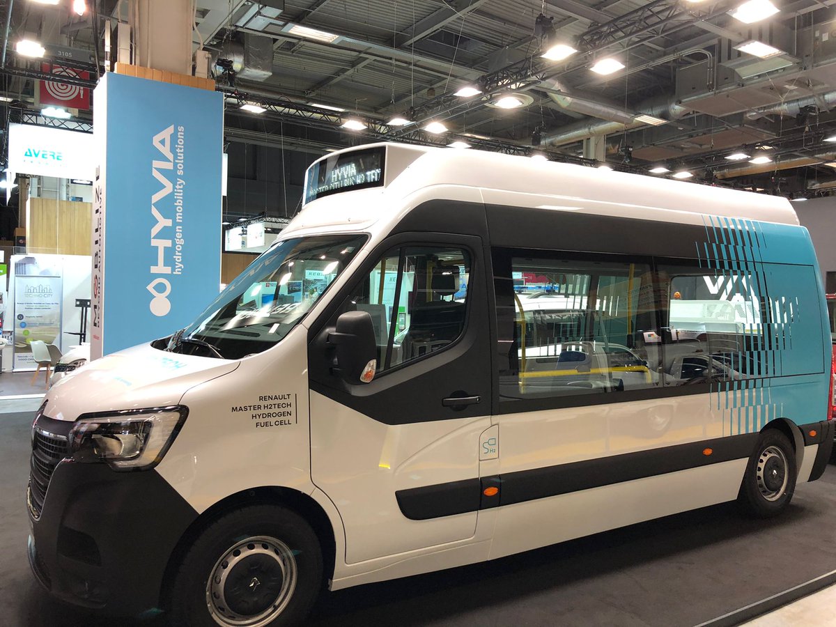 HYVIA_Official's tweet photo. We are attending both the @salondesmaires and @SOLUTRANS! Come and discover our two new hydrogen prototypes on-site! https://t.co/GtQ8B15eiX