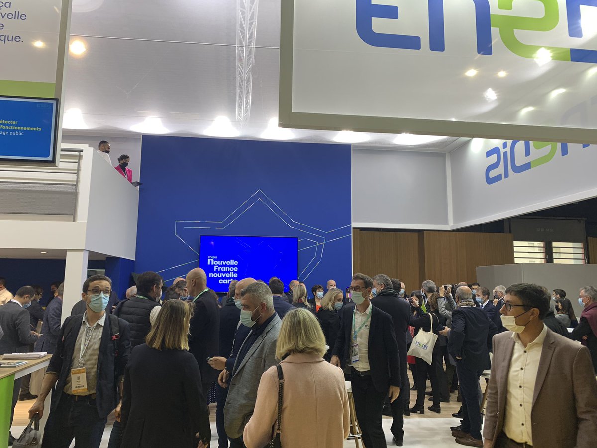 clescure's tweet photo. Bienvenue dans la #NouvelleFranceElectrique à l’occasion du @salondesmaires. RDV sur notre stand @enedis pour témoigner sur vos projets en faveur de la #TransitionEcologique 💡 https://t.co/6oyJ9NTBGF