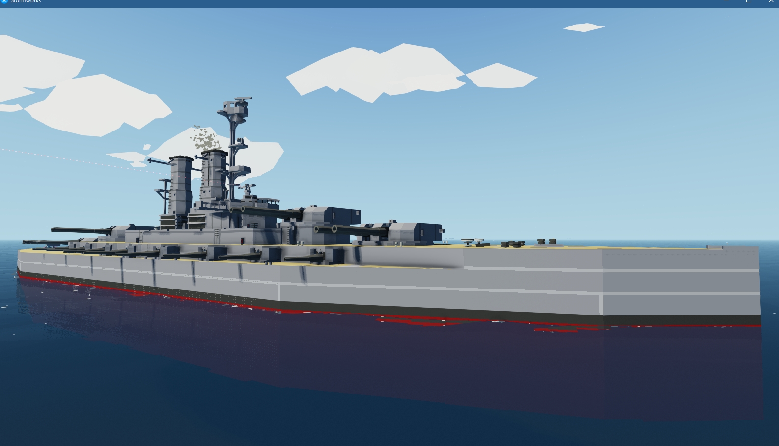 戦艦　ユウダチ　文鎮 1026] 沖田艦
