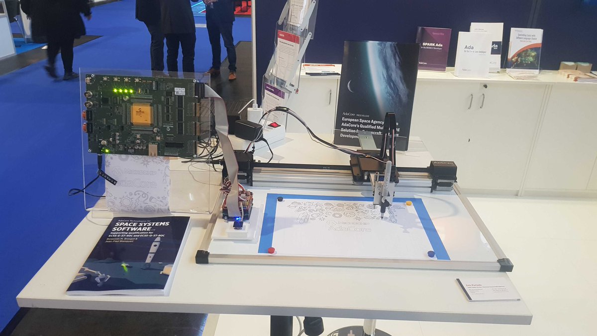 AdaCoreCompany's tweet image. We&apos;re ready to welcome you at #SpaceTechExpoEU 2021 - booth G58! Come and learn about our software development solutions for #Space and check our joint demo with our partner @MicrochipTech  
#SpaceTechExpo2021 #spacetech #spacetechnology