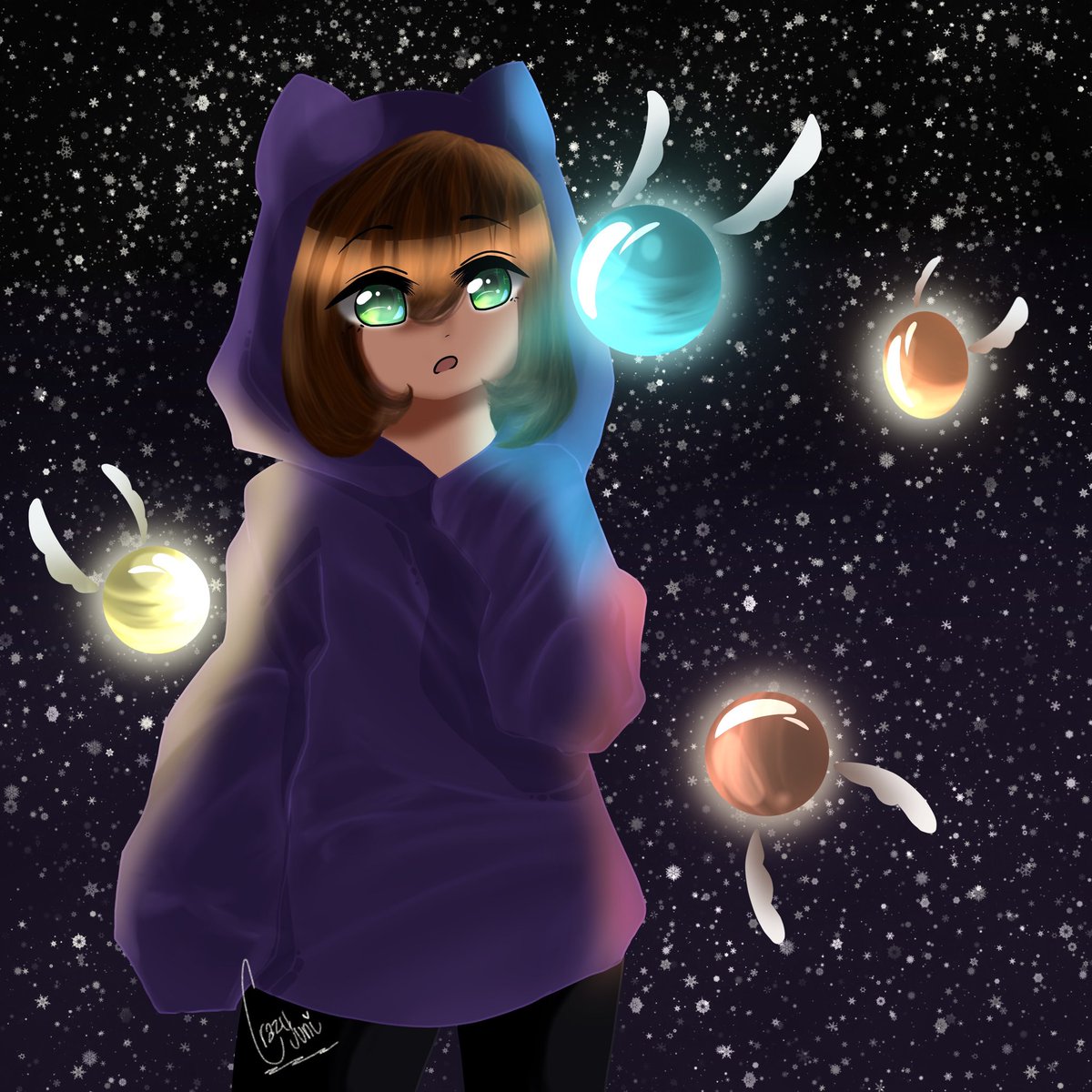 CallMeCrazyYuni's tweet photo. I wanted to try something new and I think I’m improving a bit!

Though it’s a bit wonky, I like it.
I’m going to keep trying to improve and maybe post a bit more.

Have a good day!

#girl #digitalart #art #snowy #CrazyYuniArt https://t.co/CT5Fe6igIq