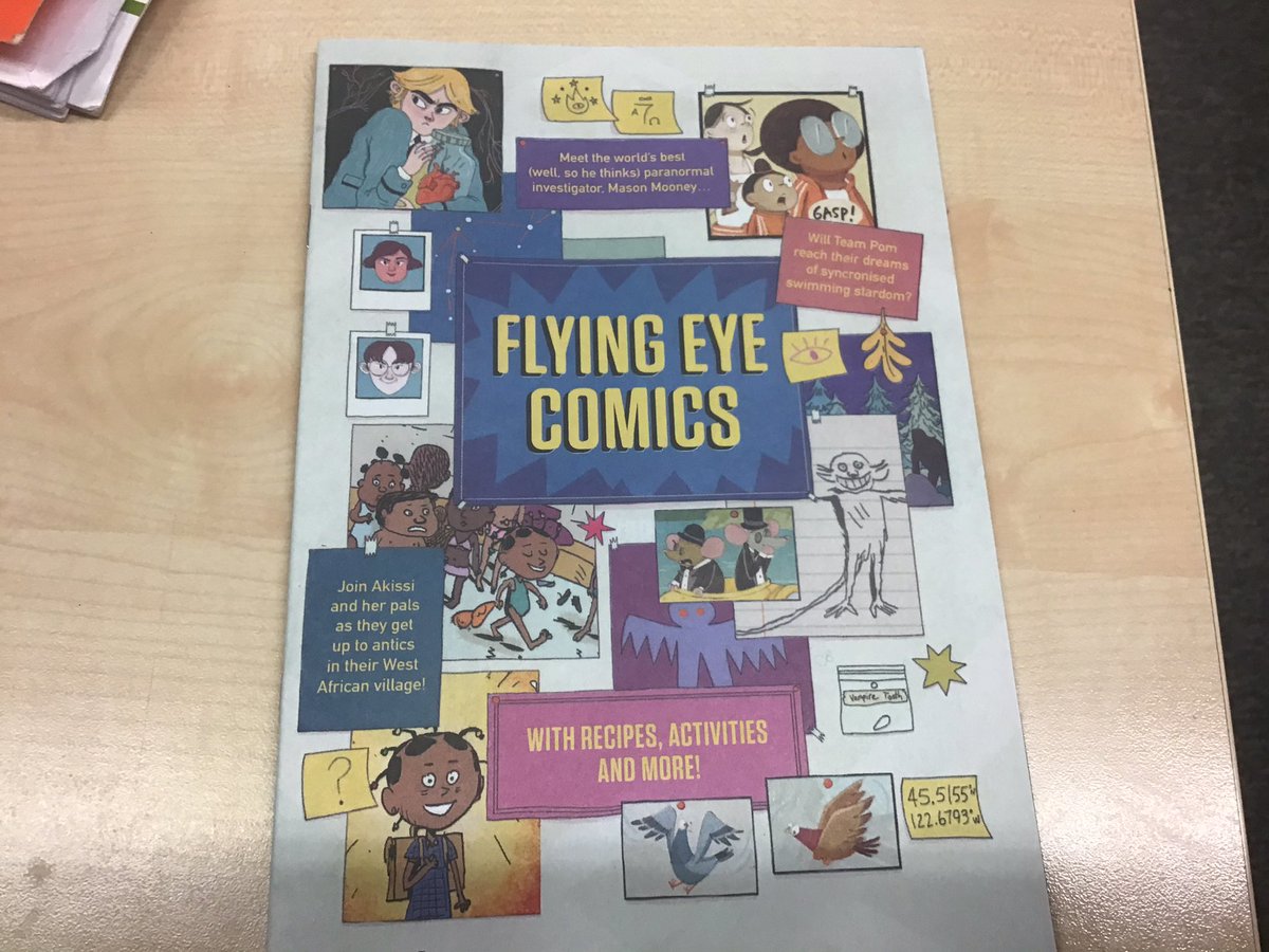 HolbrookschoolR's tweet photo. Thank you @FlyingEyeBooks for our free comics! We’ve loved spotting the books that we already know, like Arthur and the Golden Rope and Kai and the Monkey King by @Joetoddstanton. We’re also loving the extra activities! https://t.co/x0FKsrPwi0