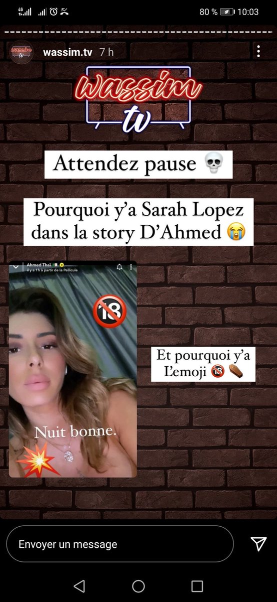 FilsKielle's tweet photo. On en parle de #Ahmedthaï qui se tape #sarahlopez ? Ke croyais qu'il revoyait la fraise ? https://t.co/rR8AjI840z