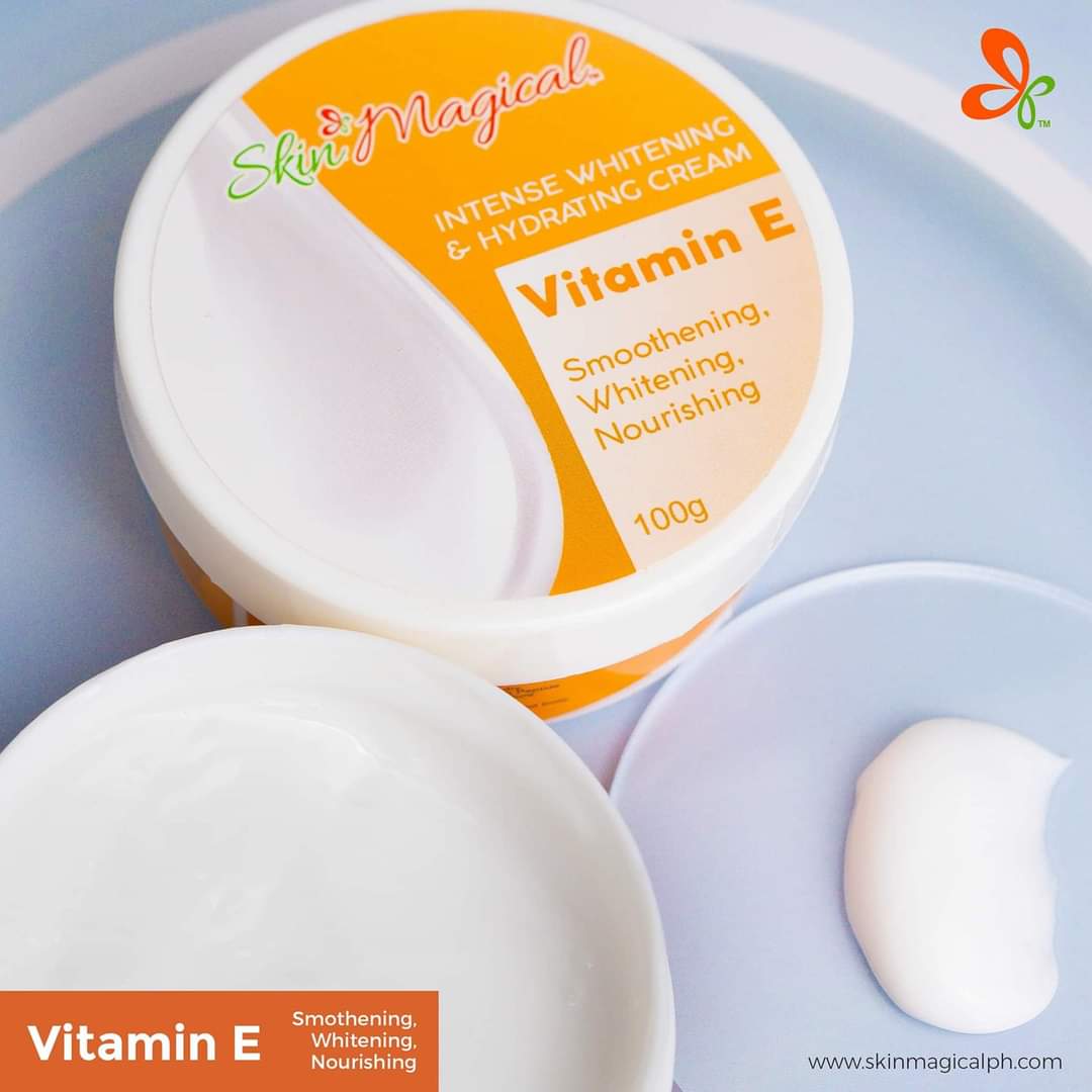 MariaJaniceRey1's tweet photo. "You glow, girl!" Wanna get this compliment from the people around and see you? Start using this Skin Magical Vitamin E Intense Whitening and Hydrating Cream!

💛 Protects your skin with 48 hours of hydration.
💛 Feels super light and refreshing.
💛 Perfect for all skin types. https://t.co/r7lXHLH6Fh