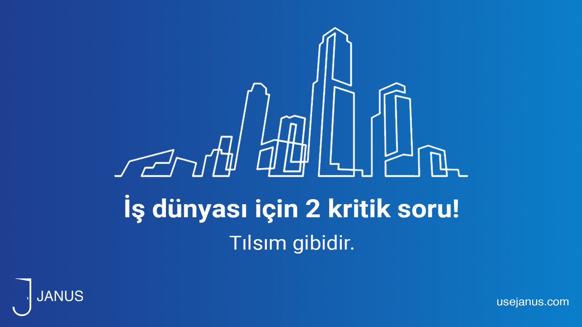 UseJanus's tweet photo. 📌İş dünyası için 2 kritik soru!
🗝Tılsım gibidir.

#Networking #NetworkingTips #B2B #Meeting #Janus #SayHi #BetterTogether #NetworkingEvent #B2C https://t.co/uMagry0BnN