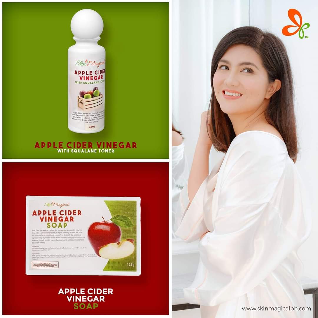 MariaJaniceRey1's tweet photo. Are you aiming for the ultimate skin goals like Ms. Dimples Romana? Go no further, Use these #SkinMagical Apple Cider Variant to achieve it. Perfect for face and body skincare routine!  💯

Get yours now! ☺️
#AlagangSkinMagical #AppleCiderVariants
#DimplesRomana https://t.co/jIVEzvhXck