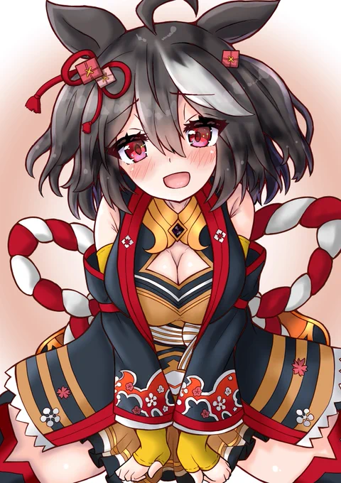 かなり頑張ったけどキタちゃん出てくれなかったので記念に描きました(?)
タマ貯金は後何回崩壊すればいいんだッ...!!

#ウマ娘 #キタサンブラック 