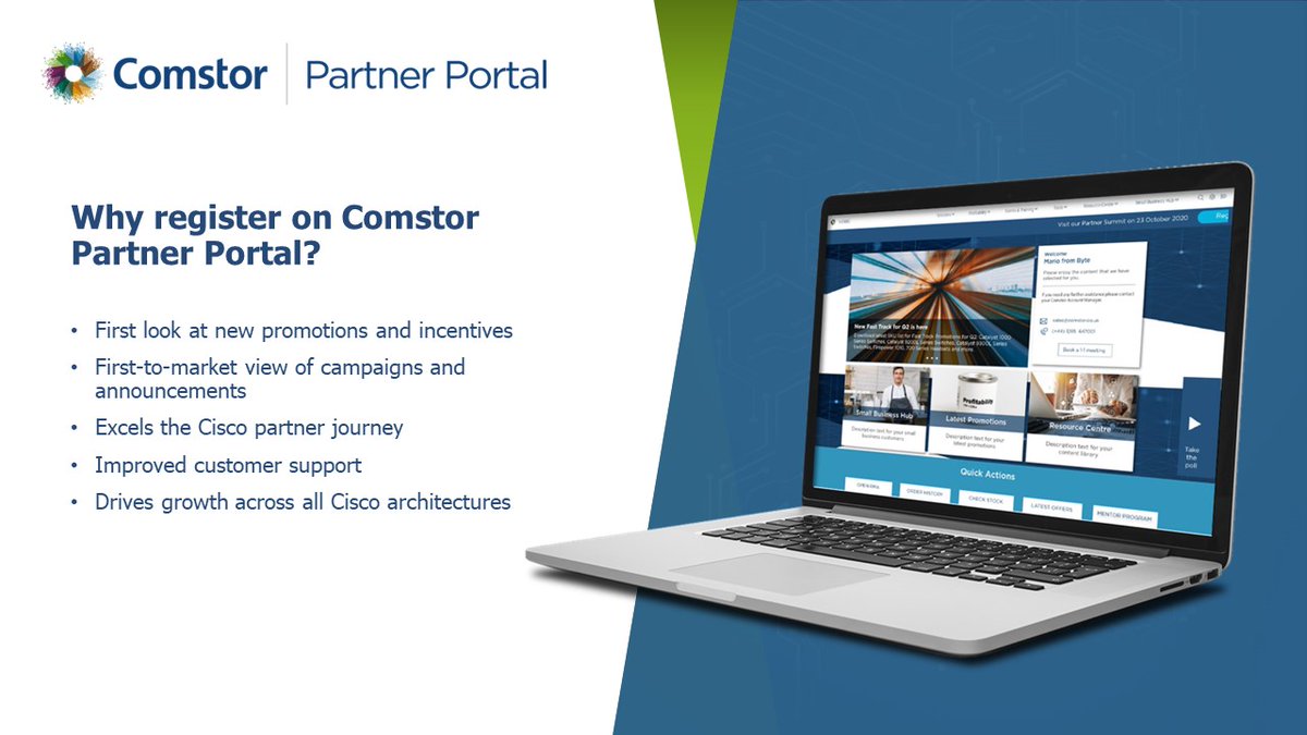 ComstorME's tweet photo. Get access to a rich content library containing guides, promotions, training, open RMAs, demand generation marketing materials and complete Cisco portfolio &amp; architectures by registering for the Comstor Partner Portal today: https://t.co/YbDHsJ6GFr https://t.co/mctUgyEBon