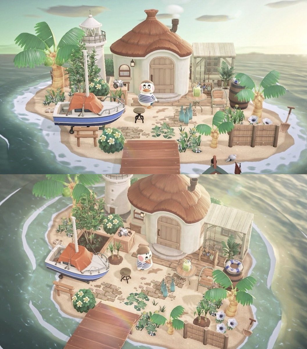 のりまき氏の孤島浜辺ライフ　
#acnh #animalcrossing #ハピパラ