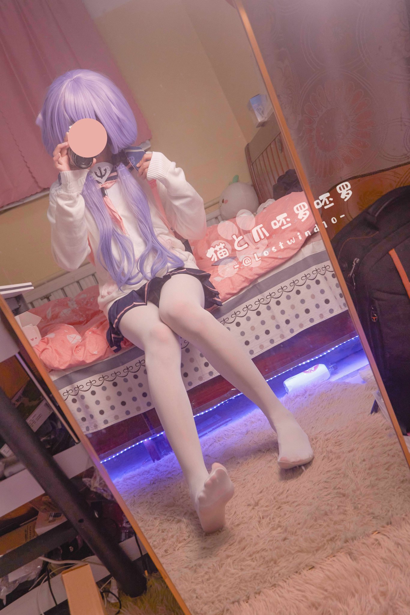 猫と爪呸罗呸罗on X: 白丝jiojio哦~ 伪娘crossdresser  女装可爱的男孩子碧蓝航线t.coW0gOw761n6  X