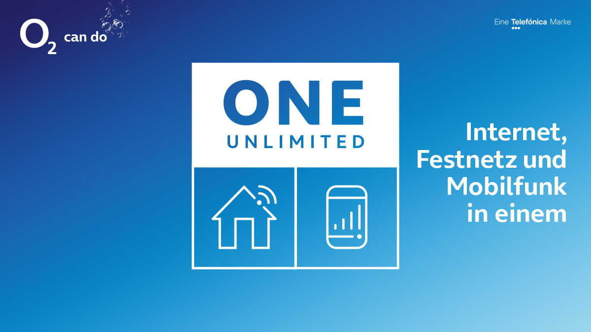 telefonica_de's tweet photo. Mobilfunk &amp; Festnetz wachsen immer stärker zusammen. Mit dem neuen Kombitarif O2 One Unlimited treibt @o2de diese Entwicklung im Sinne seiner Kund:Innen weiter voran &amp; bietet allen - vom Single bis zur Familie - grenzenlose &amp; flexible Telekommunikation https://t.co/UswGXnwIZn https://t.co/UwnykP9vTl