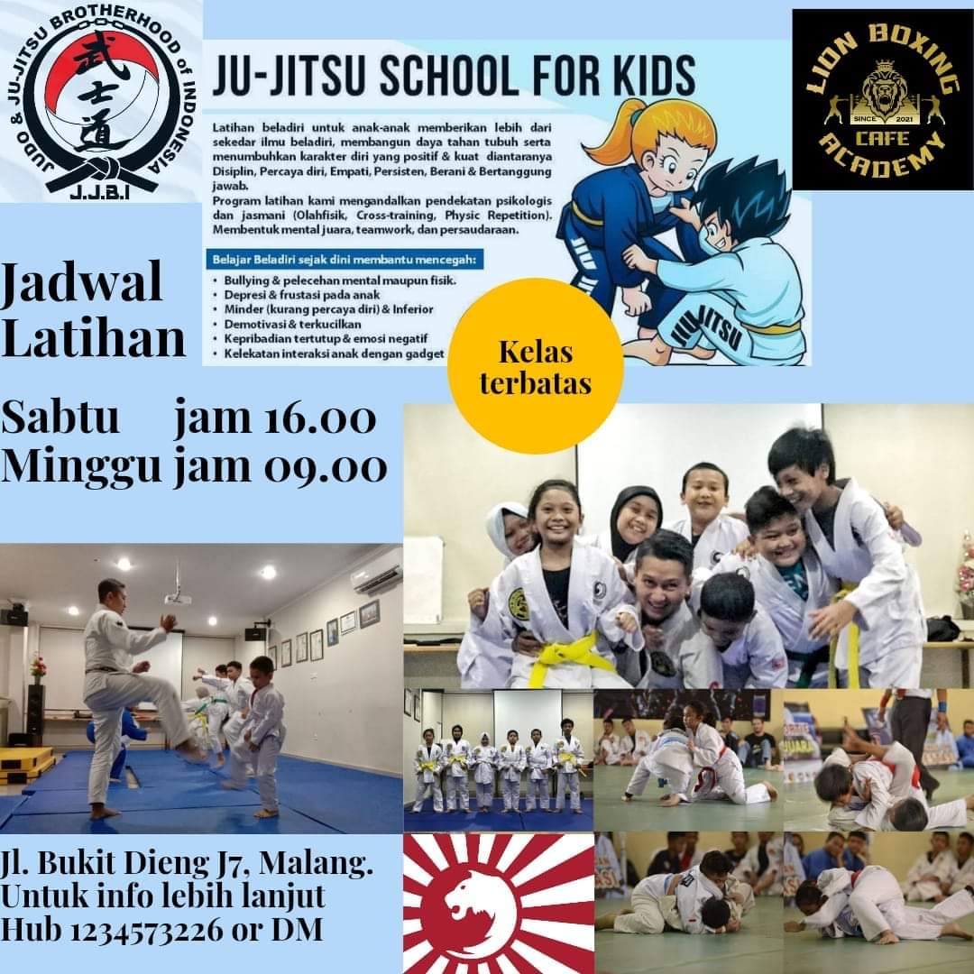 Open class jujitsukids in malang raya