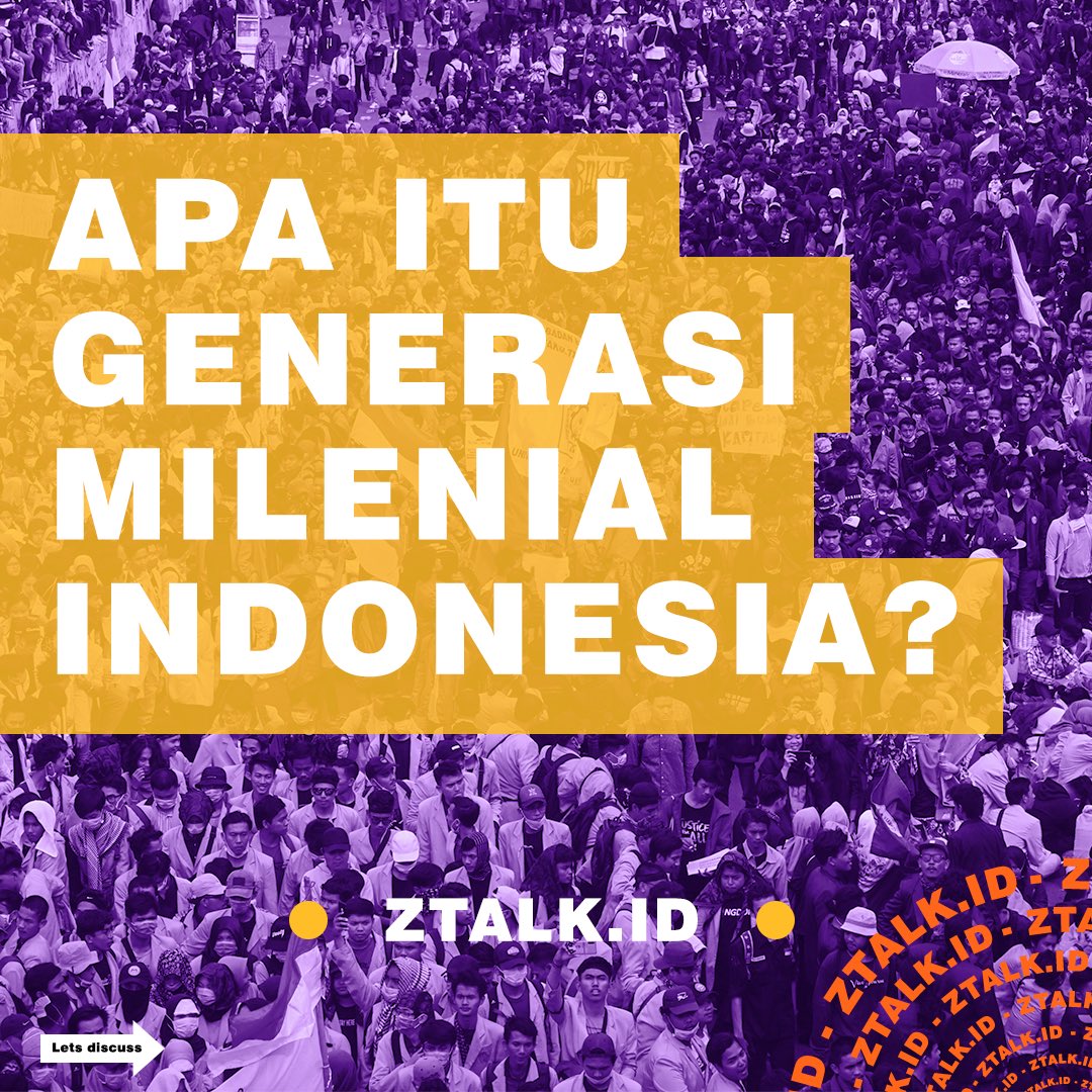 Ztalkid's tweet photo. Sst, udah kenal blm sama generasi millenial dan gen z?
Ada yang bilang Generasi Milenial sebagai generasi teknologi dan agent of change, Kira - kira apa aja potensi yang dimiliki anak milenial?๐ค
Yuk simak thread dibawah!
#FZI #ForZInformation #tuesdaythoughts https://t.co/FJn3QTuXtj