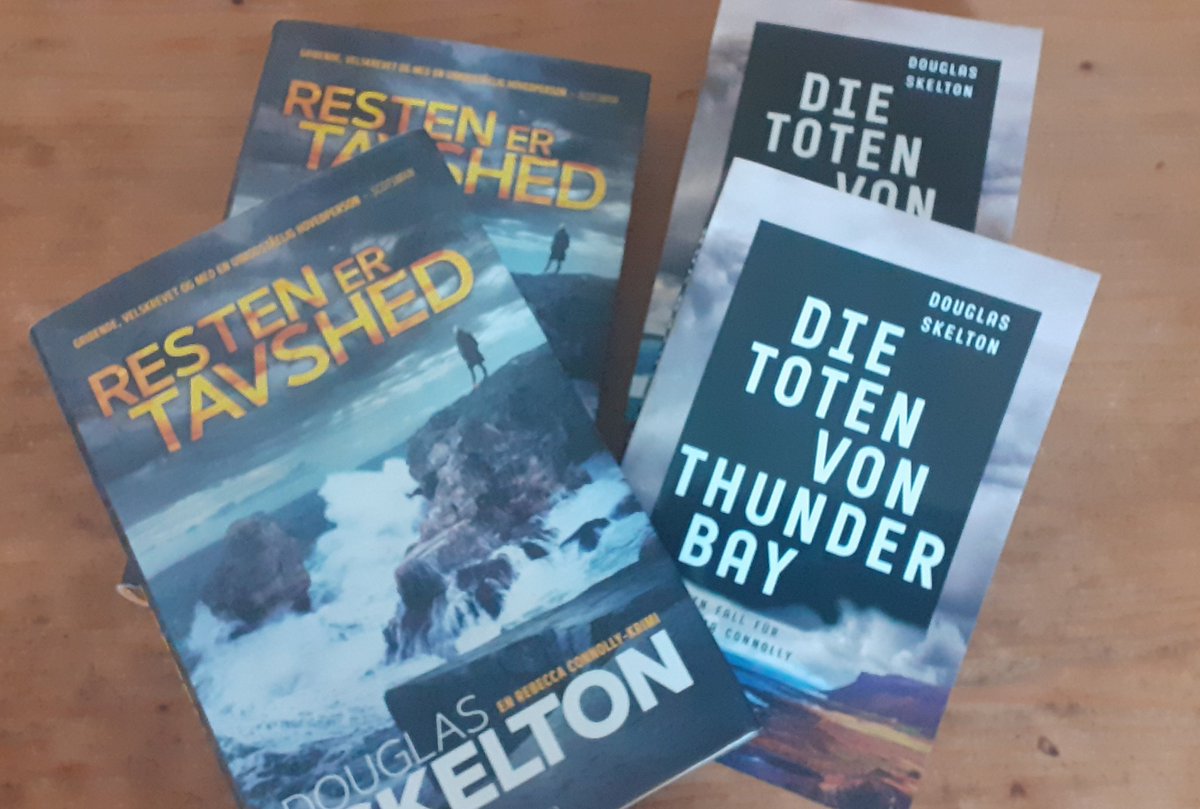 Thrilled skinny, as Terry Wogan used to say, to have THUNDER BAY available in German and Danish, thanks yo the good folks at <a href="/Gyldendal/">Gyldendal</a> and <a href="/dumontverlag/">DuMont Buchverlag</a>.
Also available in English, thanks to @polygon in ebook, p/b and audio from <a href="/Isisaudio/">Isis Audio</a>!
#books #translation #CrimeFiction