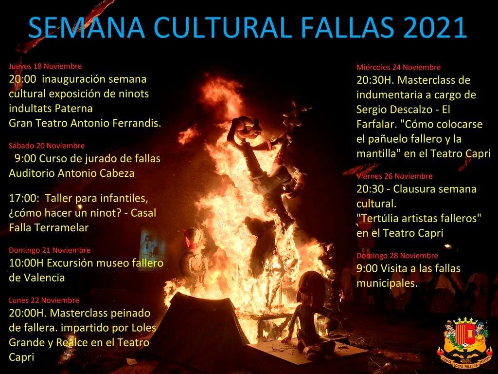 🔥SETMANA CULTURAL🔥

📸 Vos deixem les activitats que hem preparat com a commemoració de la setmana cultural 2021.

📢 Podreu trobar tota la informació a la imatge 👇🏻