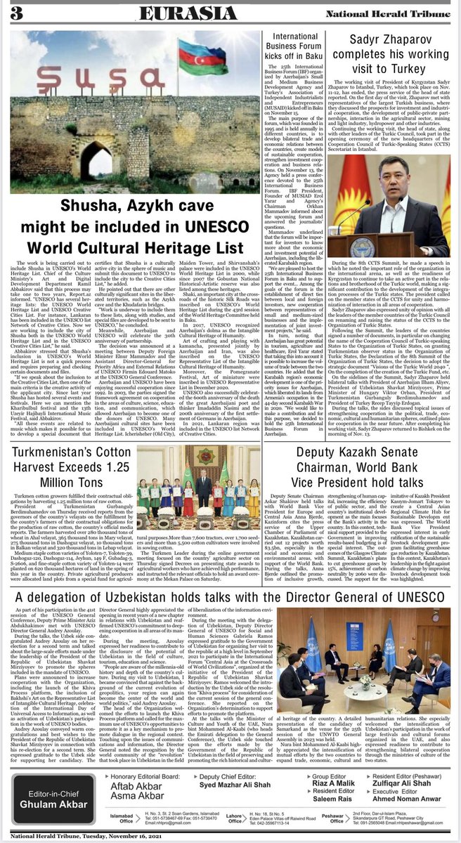 #Shusha, #Azykh cave might be included in <a href="/UNESCO/">UNESCO 🏛️ #Education #Sciences #Culture 🇺🇳</a> World Cultural Heritage List