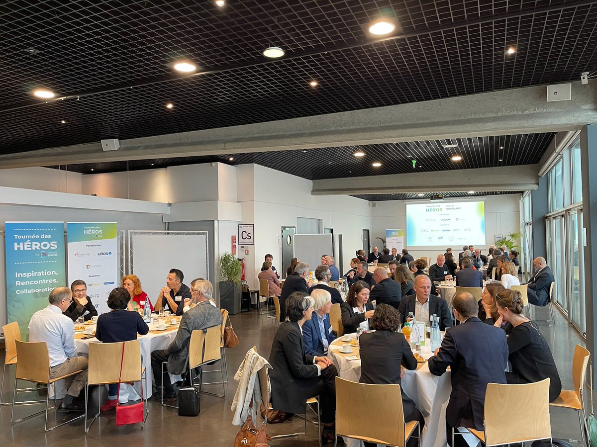 [1ère édition #TournéedesHEROS à Bordeaux <a href="/EDFutur/">Entreprise DU FUTUR</a>] ✨

🕐 Place aux petit déjeuner #business !
Un moment d'échange à <a href="/capsciences/">Cap Sciences</a> idéal pour faire connaissance entre dirigeants de  #PME et #ETI ! 👩‍💼💬👨‍💼
#BTOB #NETWORKING  #BORDEAUXNETWORKING🤝