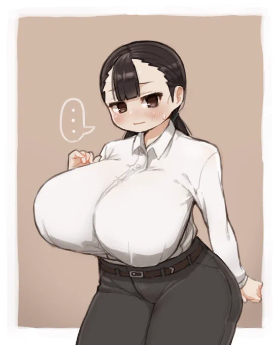 依頼絵納品しました!
おっぱいがでかすぎるレンタルビデオ屋のバイトさんの露出がない秋冬服がみたいです!差分も用意してください!(強欲)ということでしたので用意しました! 