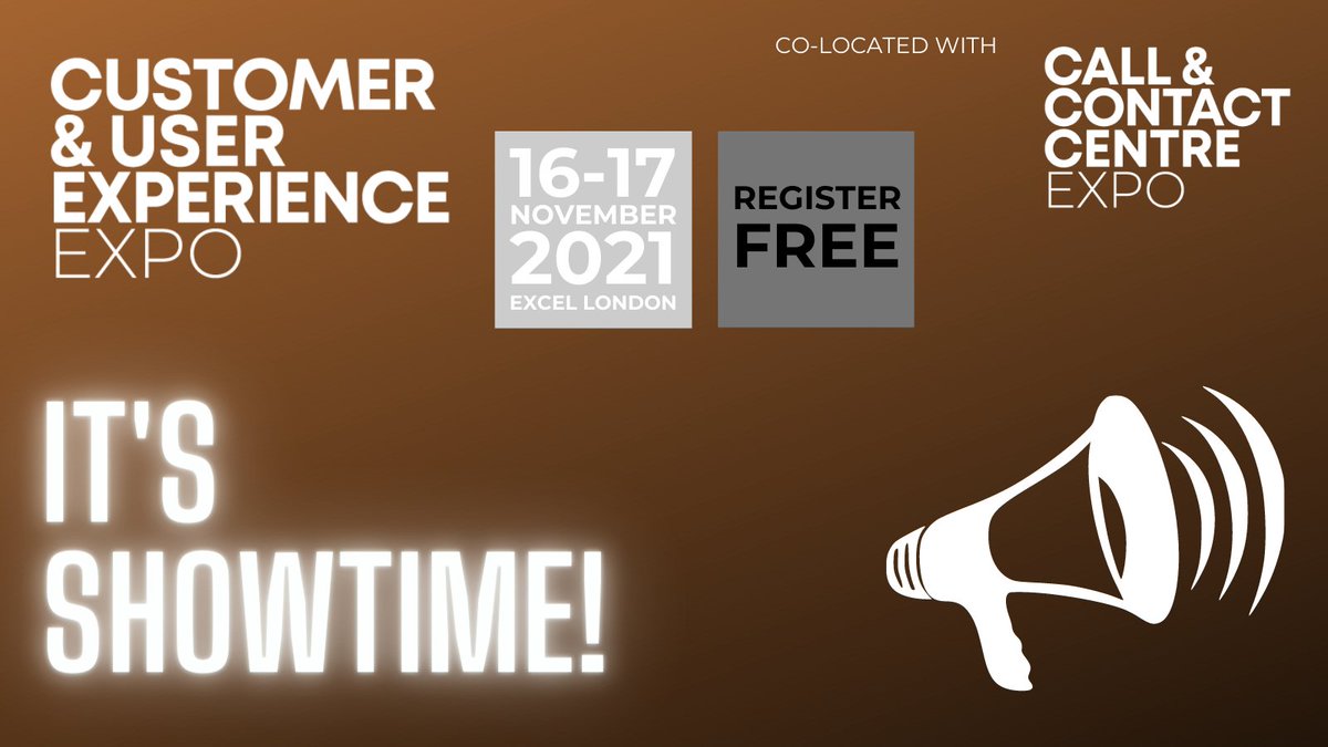 Welcome back! The doors to the much anticipated #CUXExpo21 are finally open!

There's still time to register your free ticket here: hubs.la/H0_hrw60