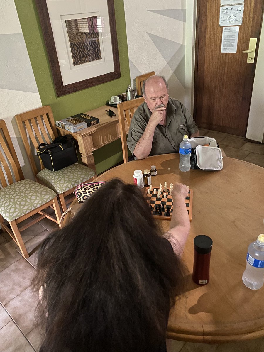 Got my parents into watching series. The latest was the queens gambit. The day after they finished watching it my dad went out and bought a chess board :’) (picture of them on holiday)