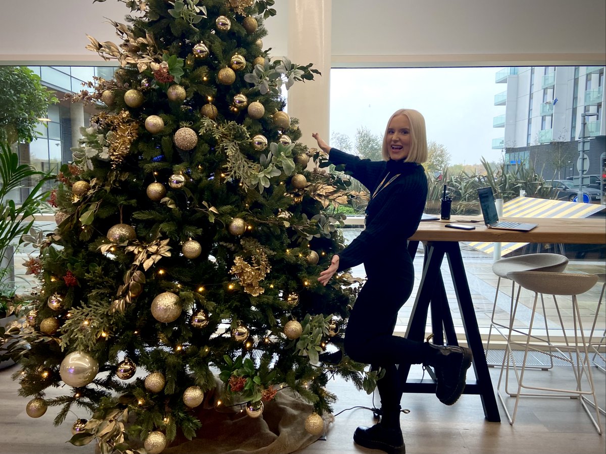 We're getting in the Christmas spirit in <a href="/MediaCityUK/">MediaCityUK</a>!
#ChristmasAtHOST